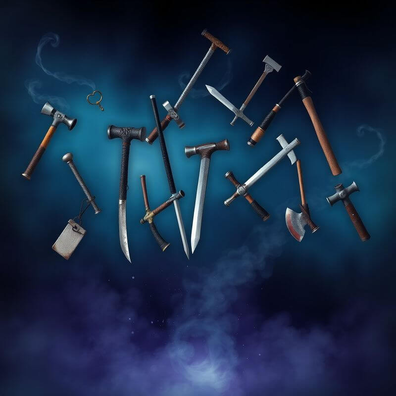 도구나 무기로 때리는 꿈