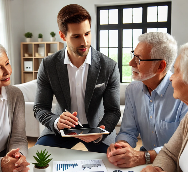 재무 설계하는 모습