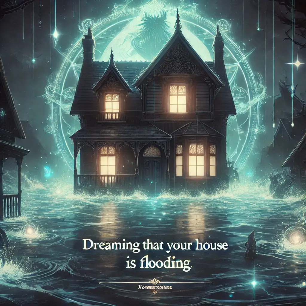 집이 물에 잠기는 꿈
