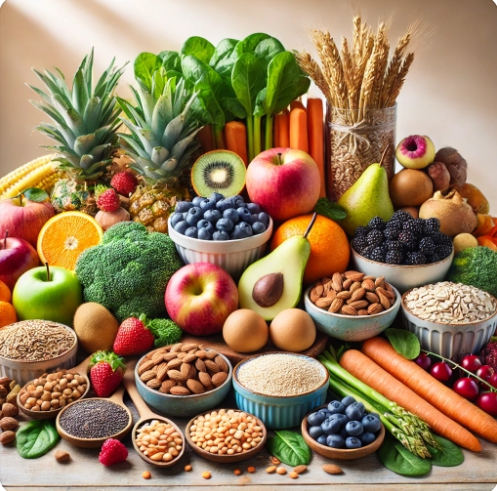 견과류,과일,곡물 관련이미지