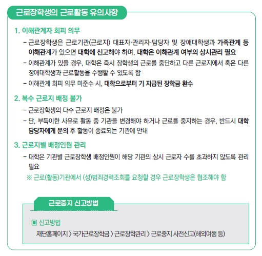 대학생근로장학금3분확인