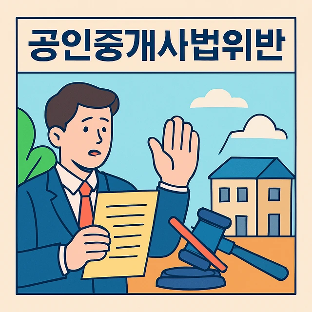공인중개사법위반