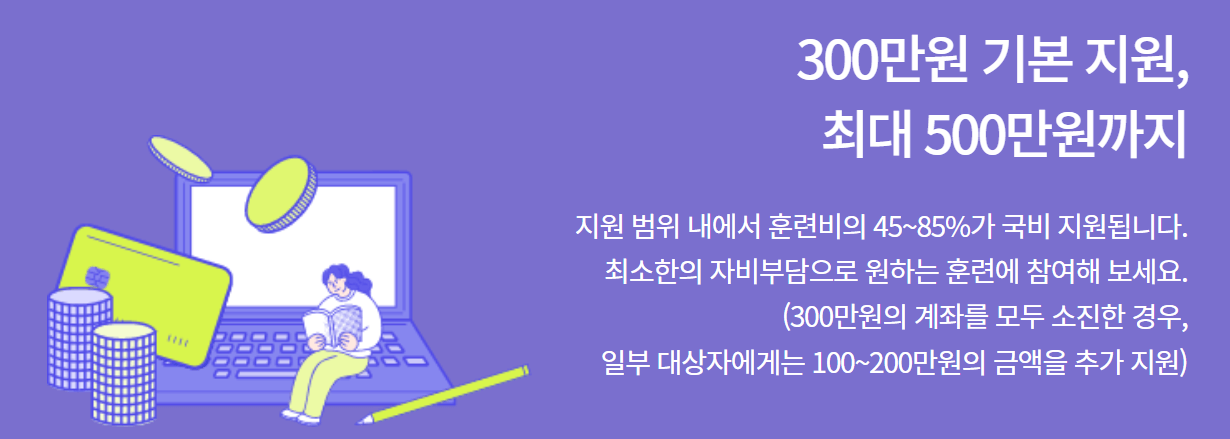 국민내일배움카드 신청방법 모바일 앱 간편발급 방법