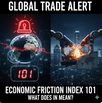 글로벌무역 경고등이 꺼지지 않는다 : ‘글로벌 경제마찰지수 101’이 의미하는 것