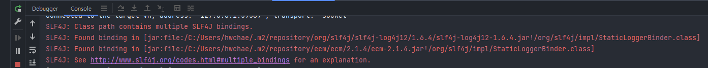 SLF4J: Class path contains multiple SLF4J bindings