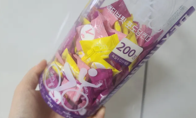인터넷으로 구입한 포도당 캔디
