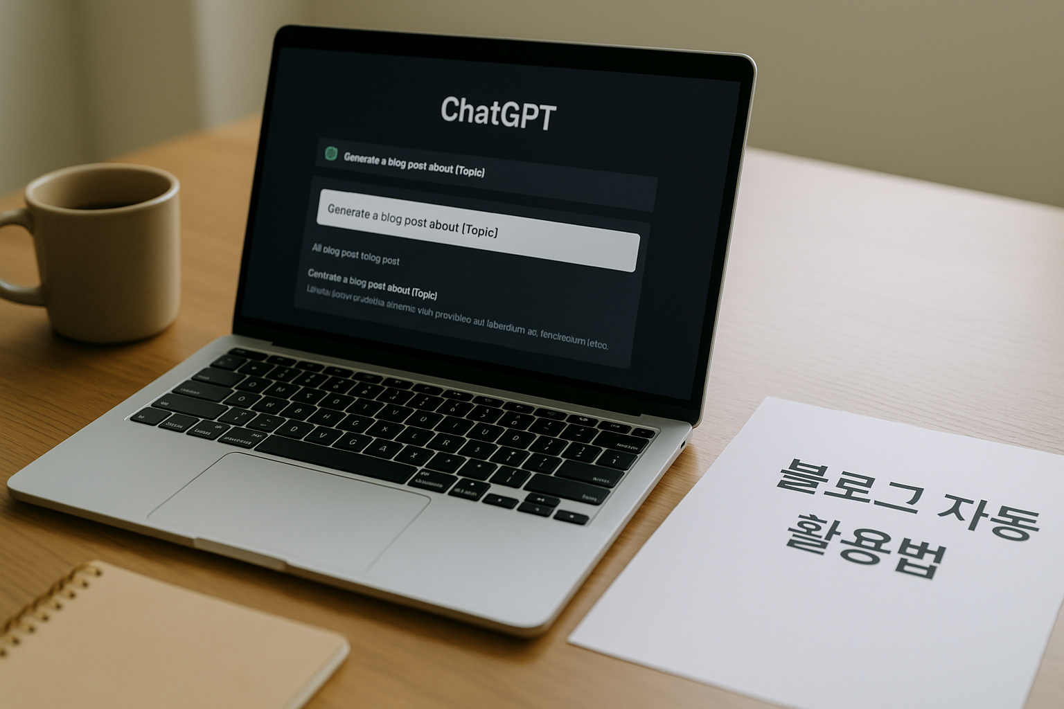 ChatGPT 블로그 자동화 활용법 관련 이미지