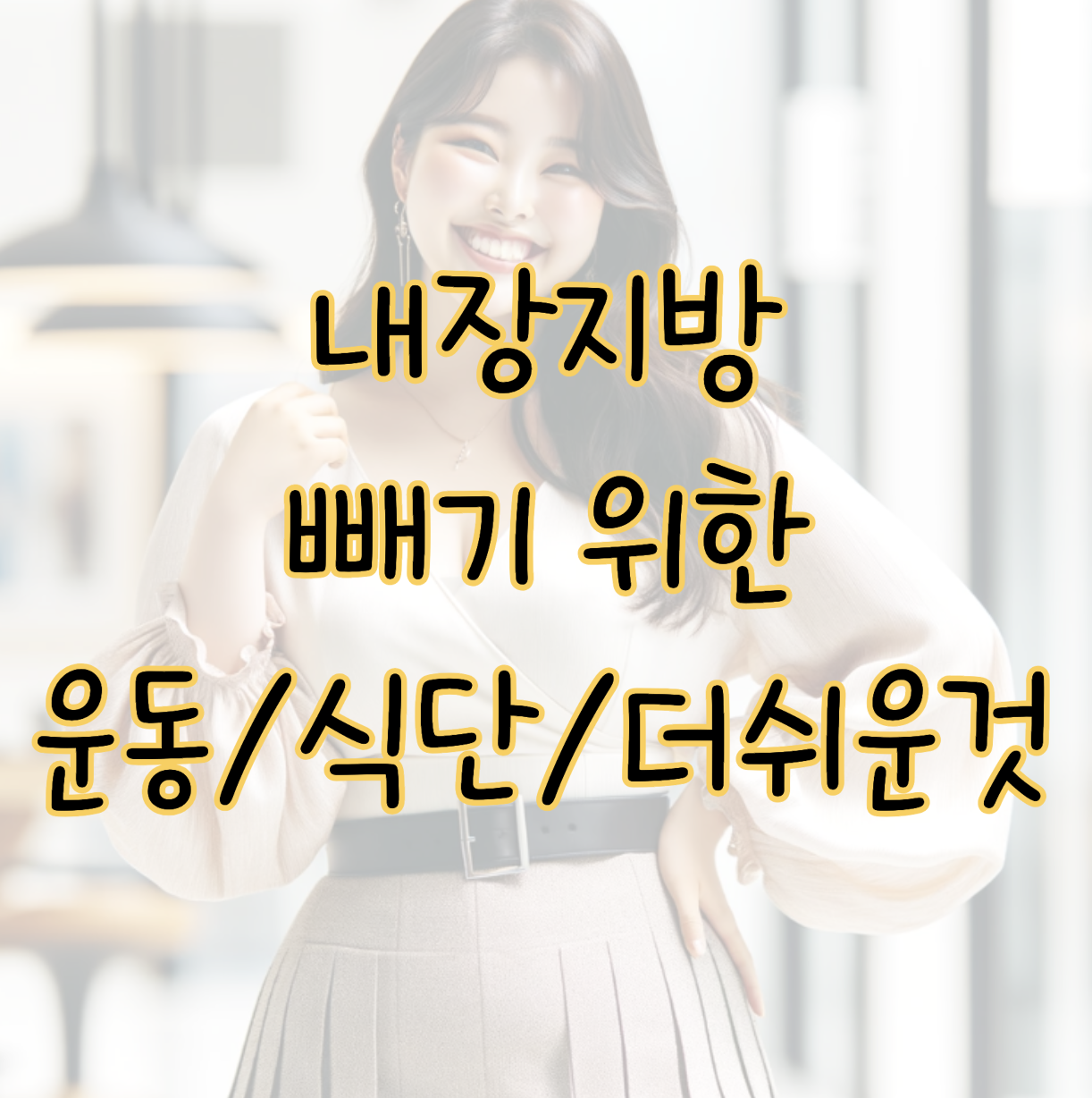 내장지방 빼기 위해 알아야 하는 운동 및 식단보다 쉬운 방법 2가지 표지