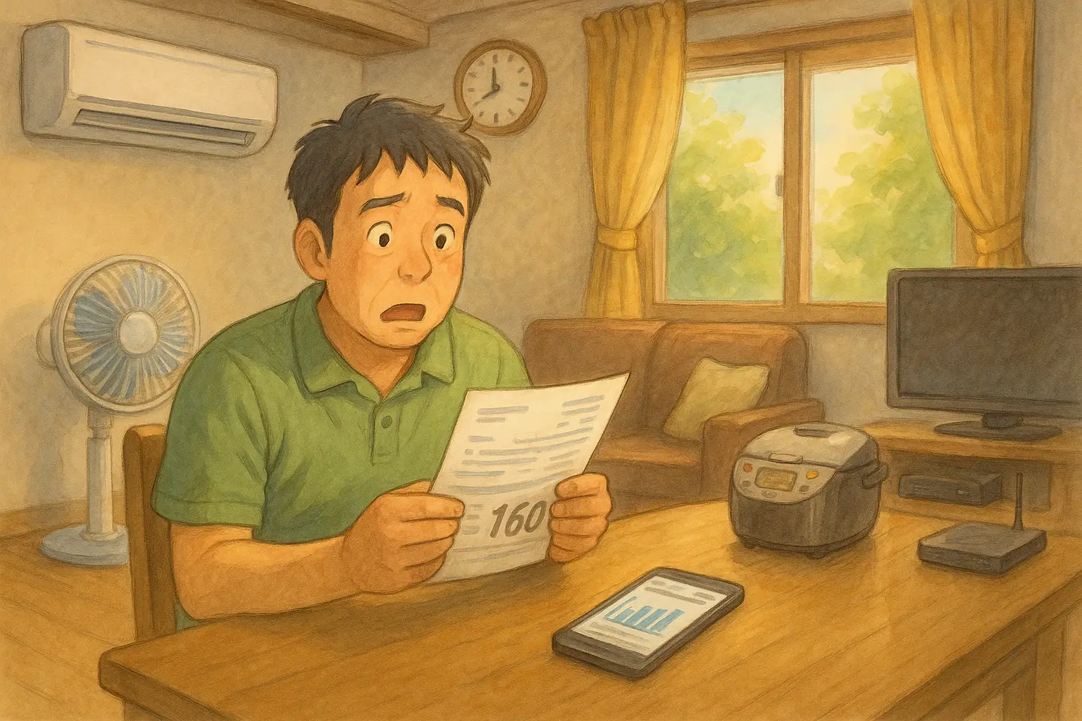 시나리오 문단 - 한 달 만에 바뀐 우리 집 전기요금