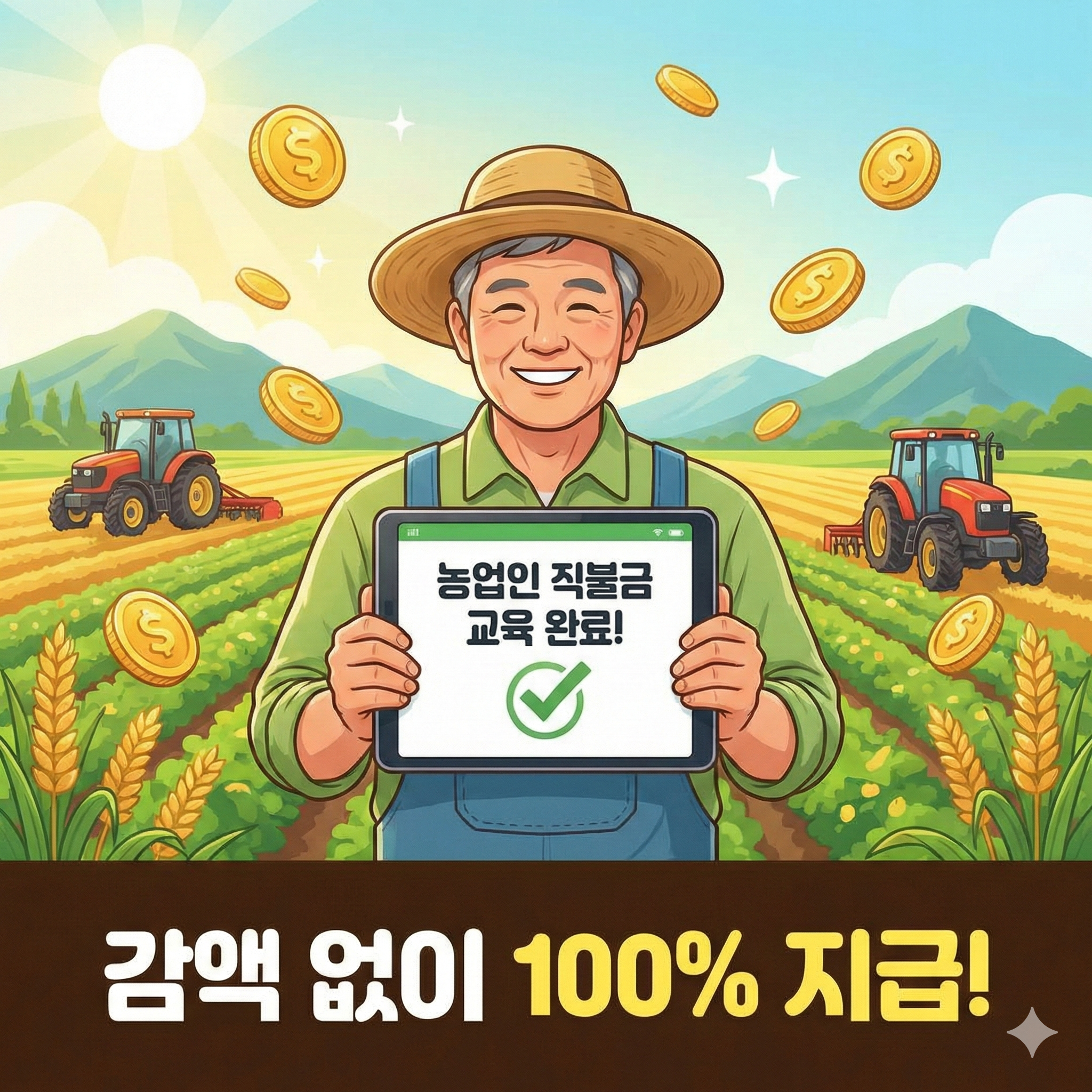 농업인 직불금 교육 이수 방법 및 미이수 시 감액 주의사항 총정리