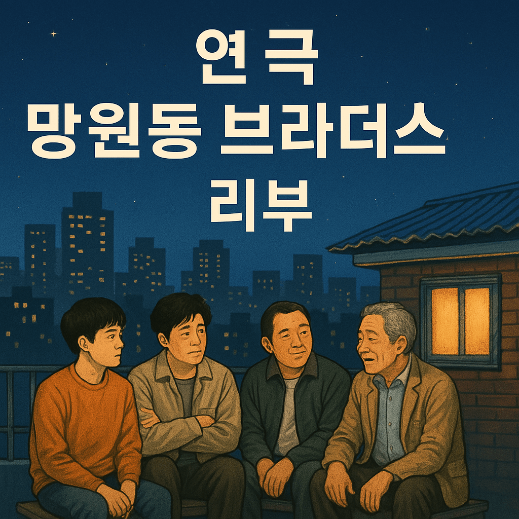 연극 [망원동 브라더스] 관람 리뷰