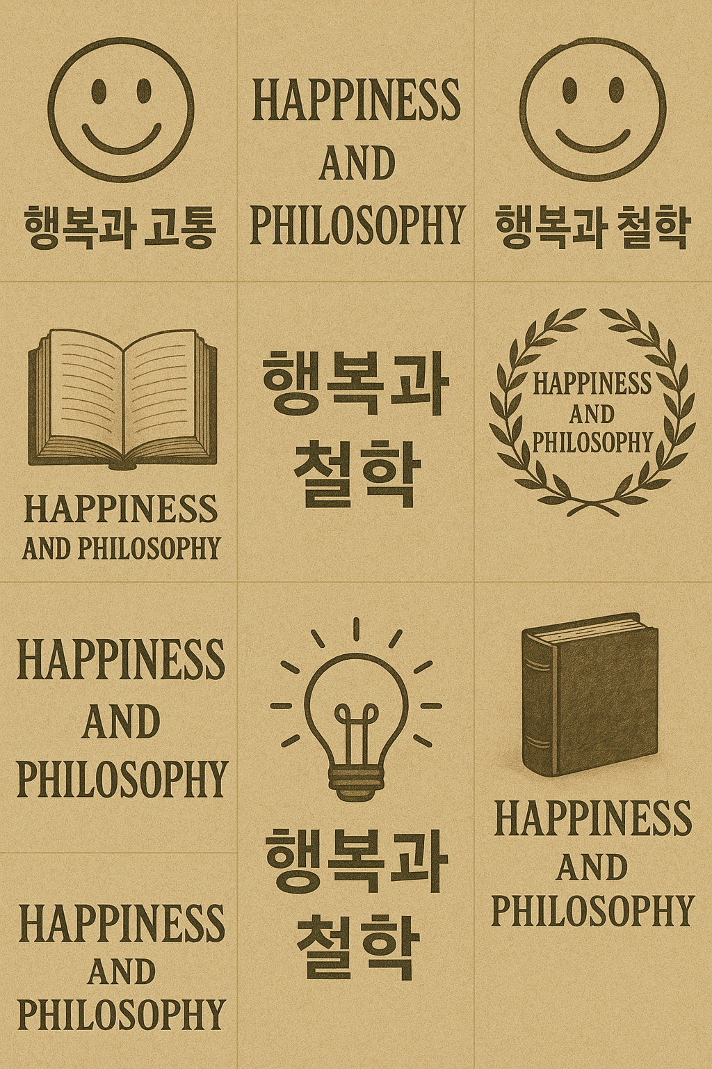 행복과 철학에 대한 이미지