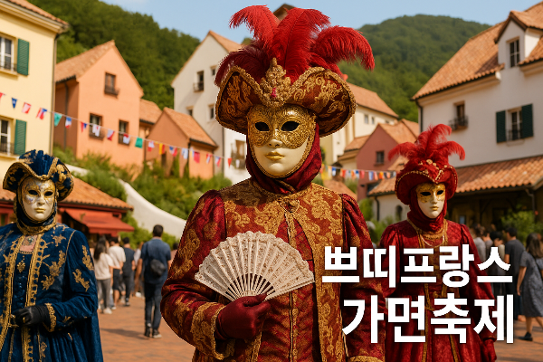 국내에서 만나는 이탈리아 베니스의 감성, 쁘띠프랑스 가면축제