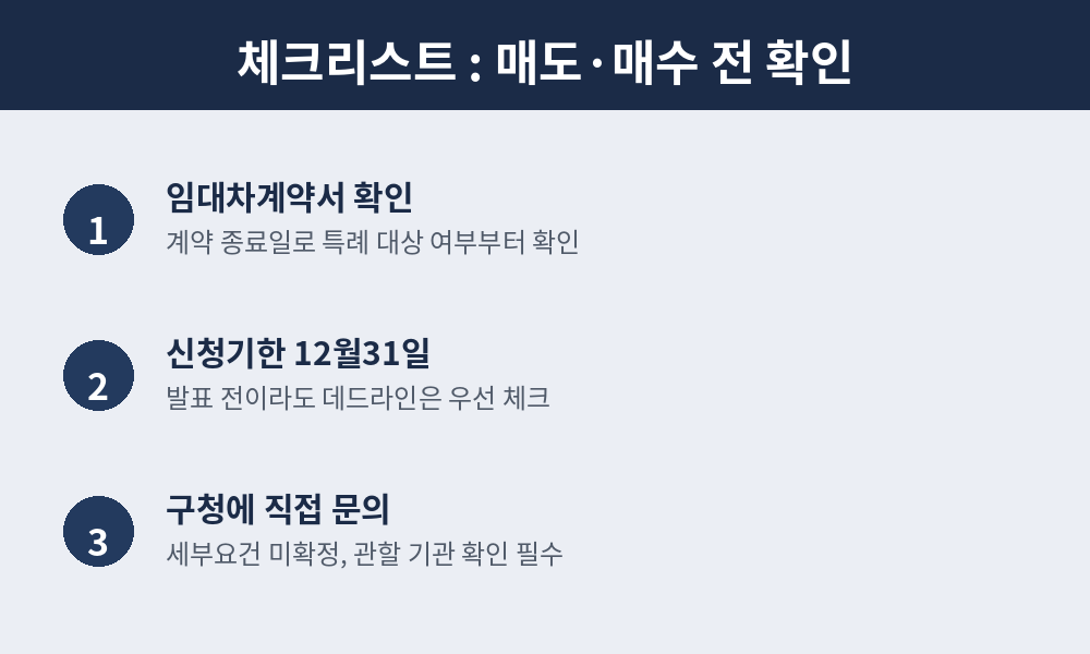 매도 . 매수 전 체크리스트