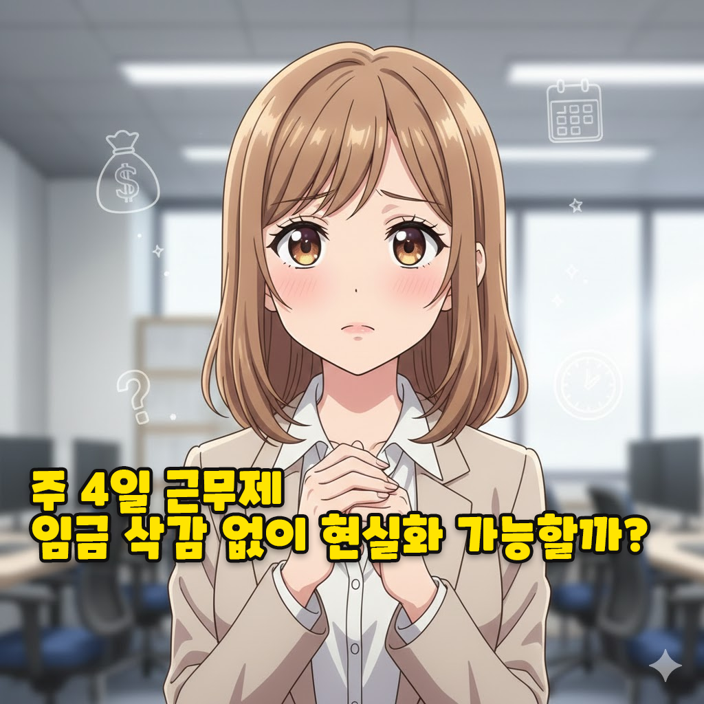주 4일 근무제, 임금 삭감 없이 현실화 가능할까? 기업과 근로자의 엇갈린 시선 분석