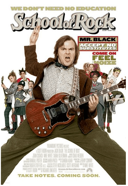 스쿨오브락 포스터
