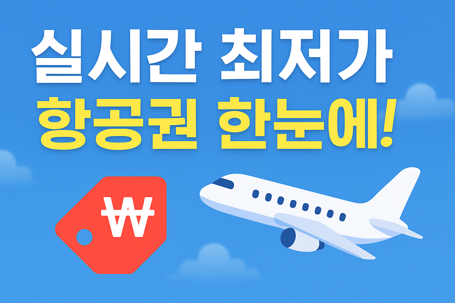 실시간 땡처리 항공권