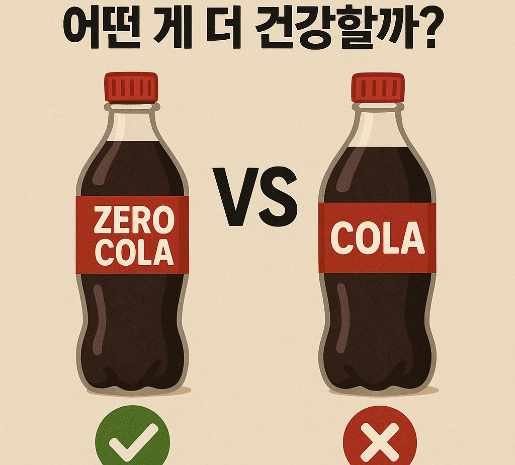 제로콜라와 일반콜라 어떤 것이 더 나을까?