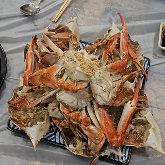 꽃게찜에 양념장 곁들이기