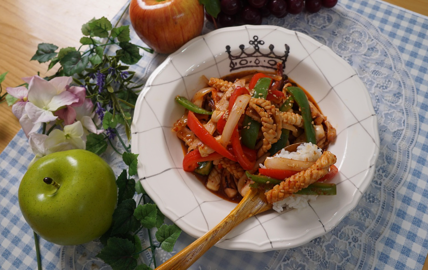 오징어 볶음 관련 사진