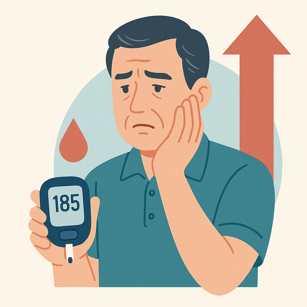 40대 당뇨 급증 원인 (복무비만, 스트레스, 식습관) 관련 사진