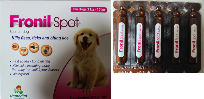 진드기, 외부기생충 프로닐스팟