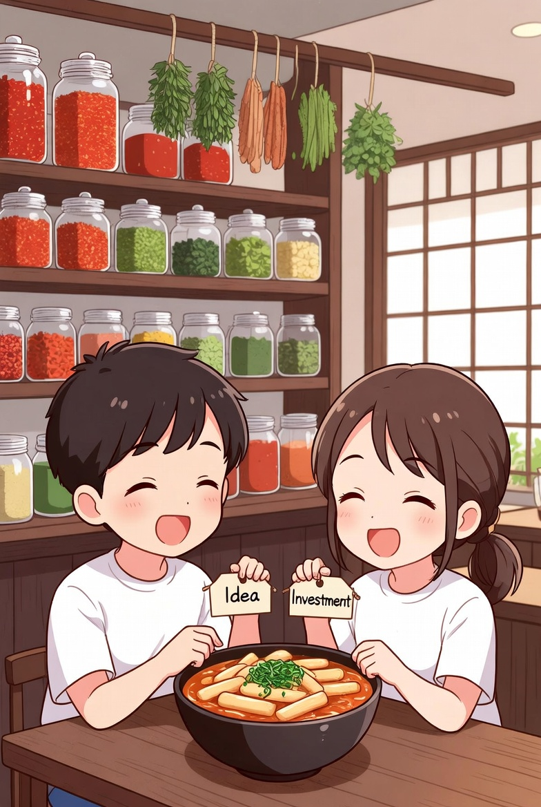 대출과 자기자본을 비교하는 재무 그래프 이미지 &ndash; 자본조달 비용분석 생활속경영전략