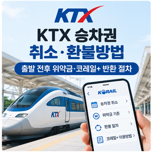 KTX-승차권-취소&middot;환불방법