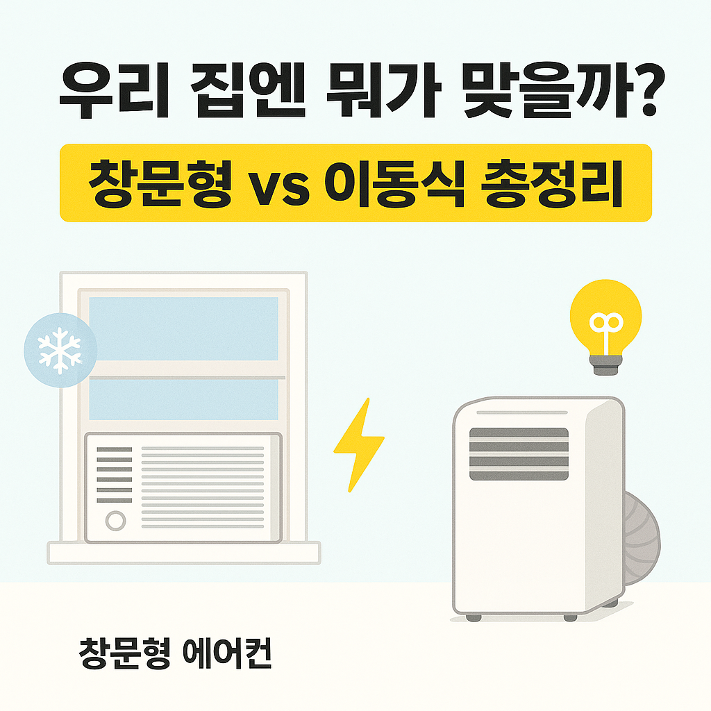 창문형 에어컨 이동식 에어컨