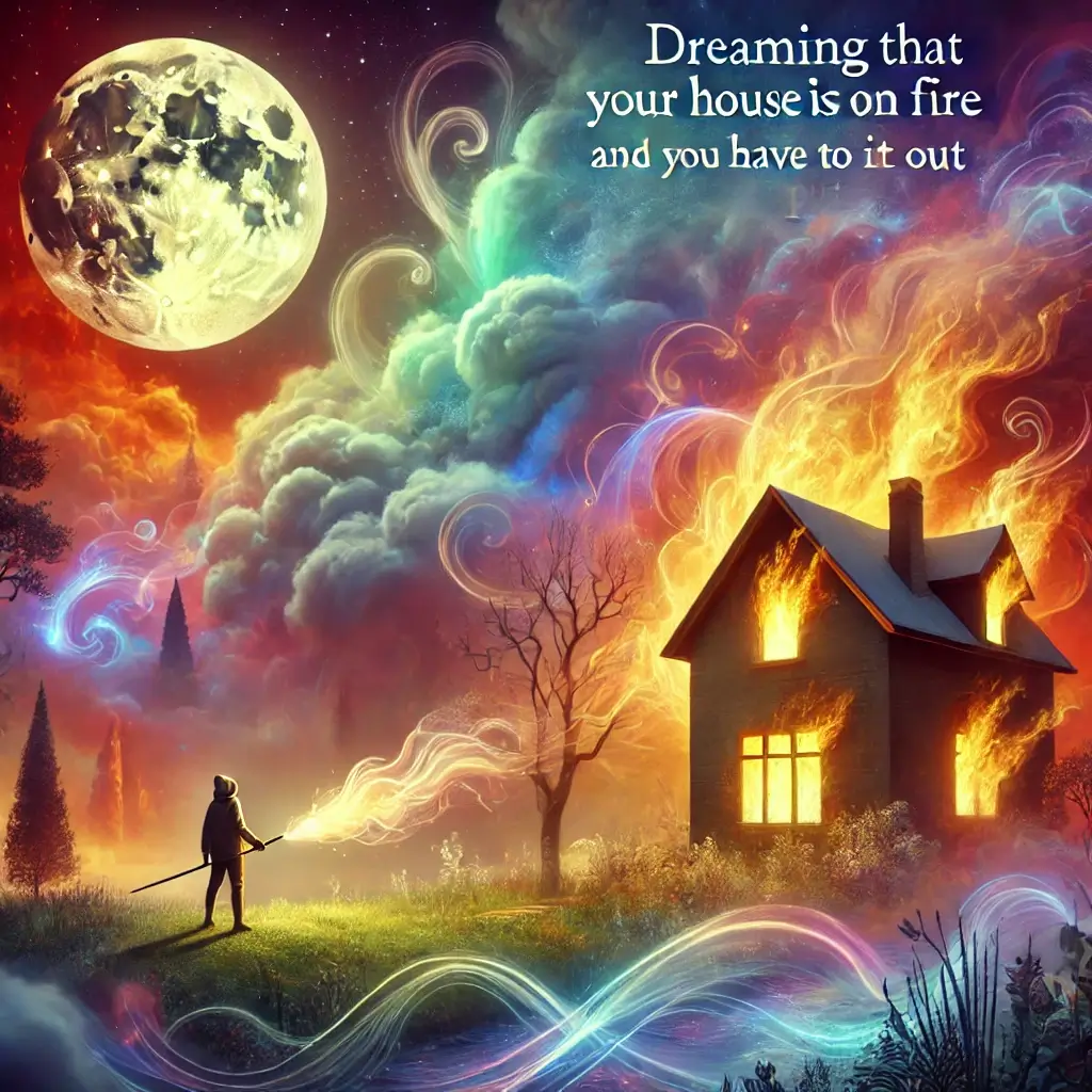 집에 불나서 끄는 꿈 해몽