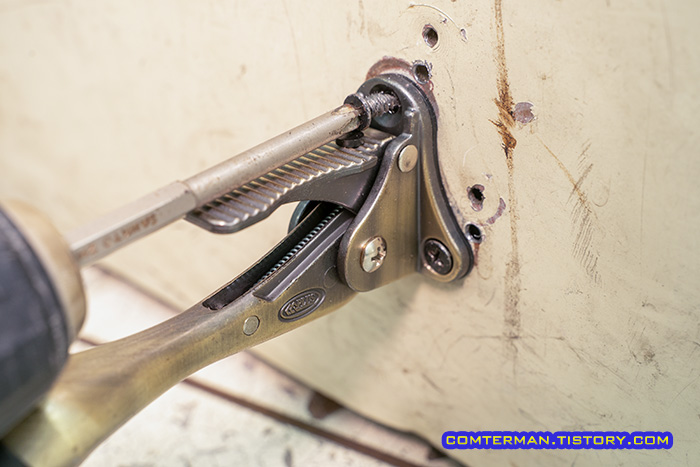 페달식 말발굽 설치 요령