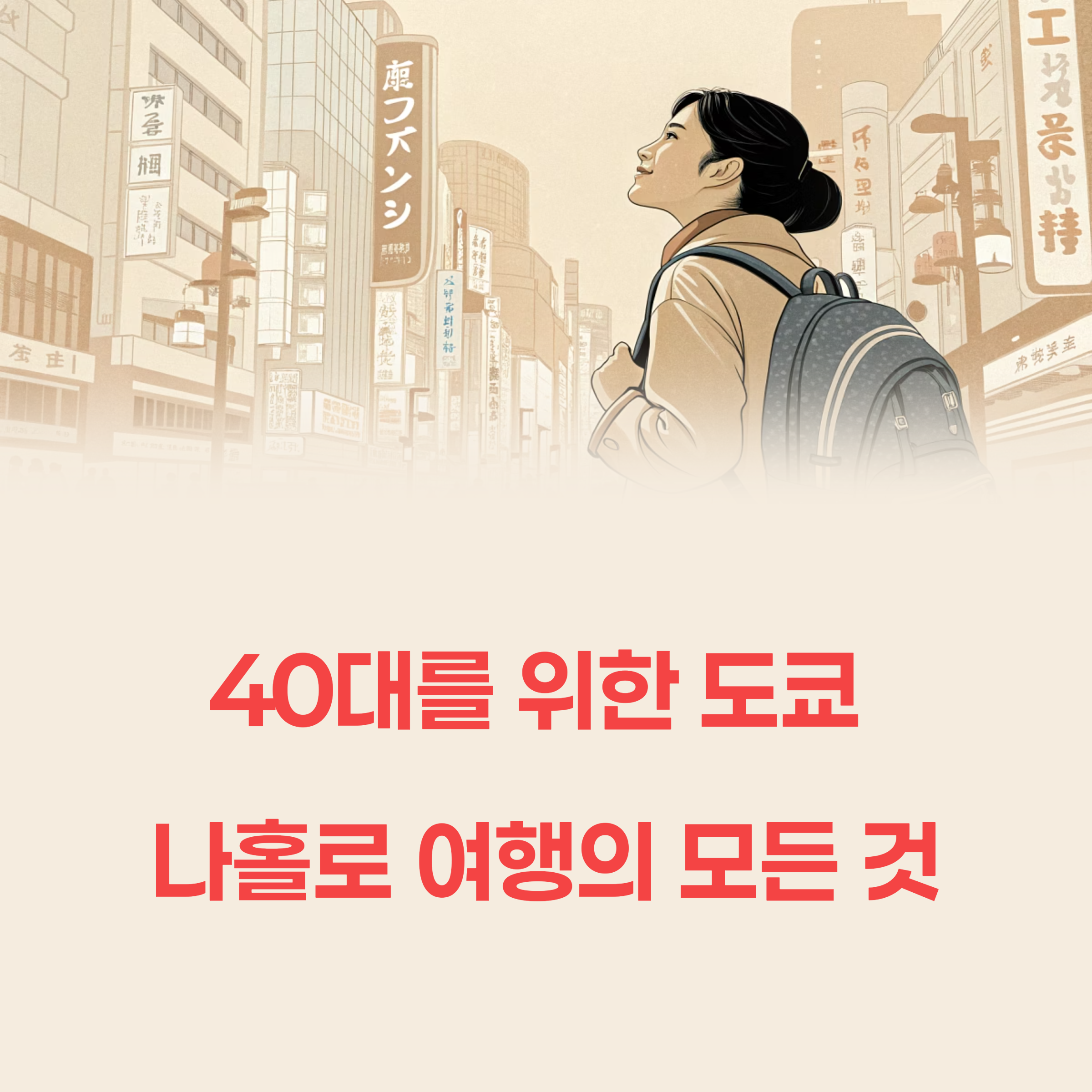 40대 혼자 떠나는 일본 도쿄 감성 여행 코스 완전정리