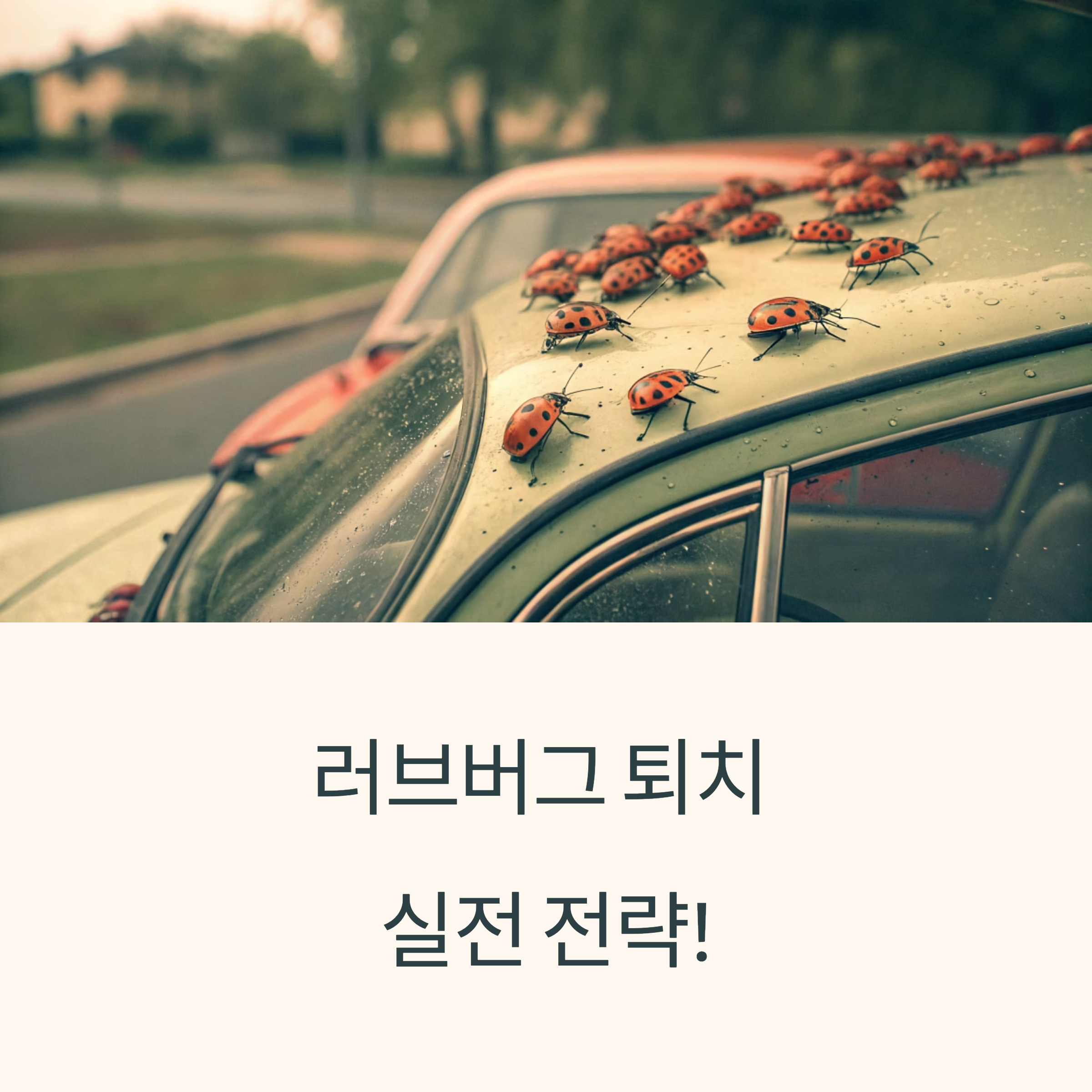 러브버그 퇴치 실전 전략! 2025년 여름 생존 가이드 공개