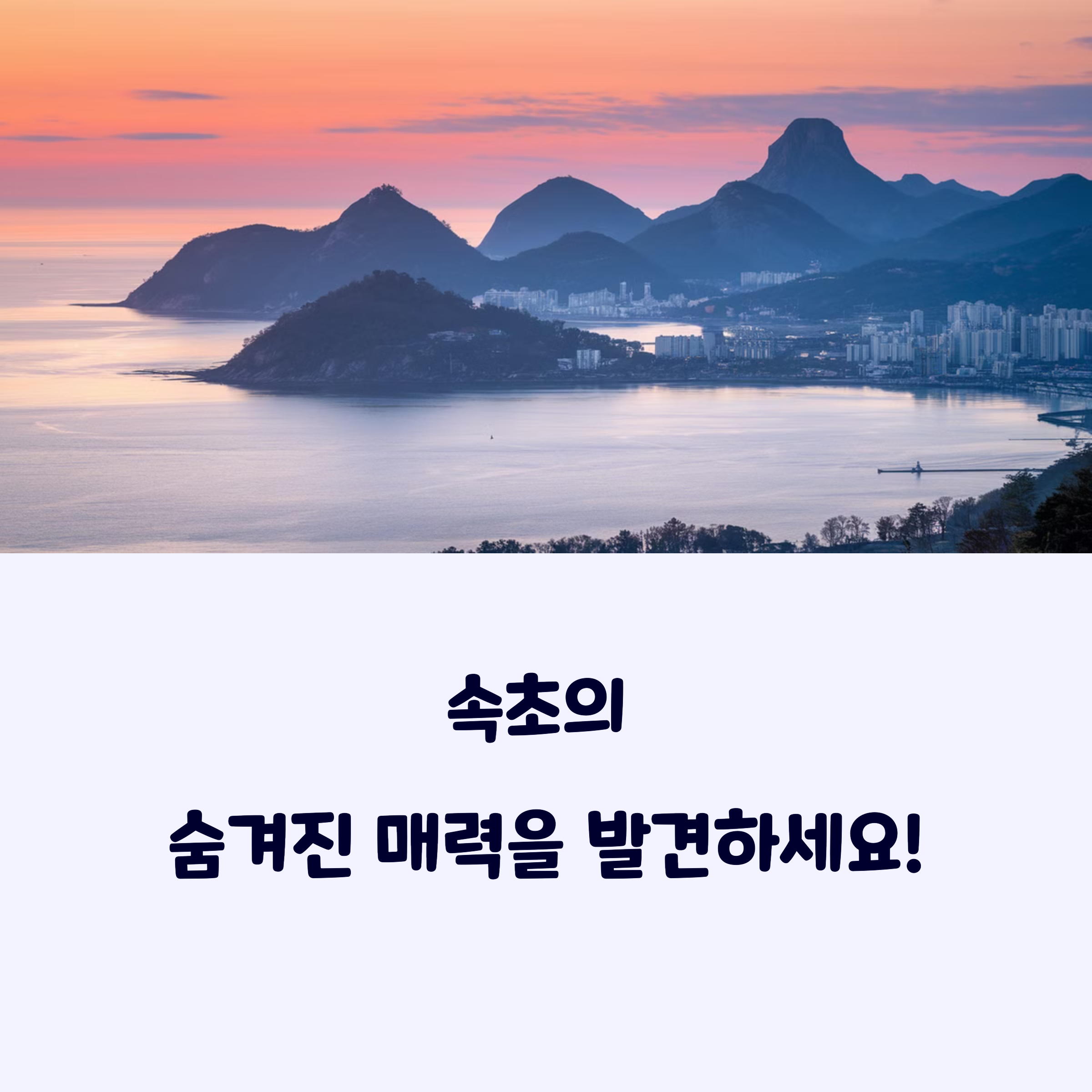 속초가볼만한곳