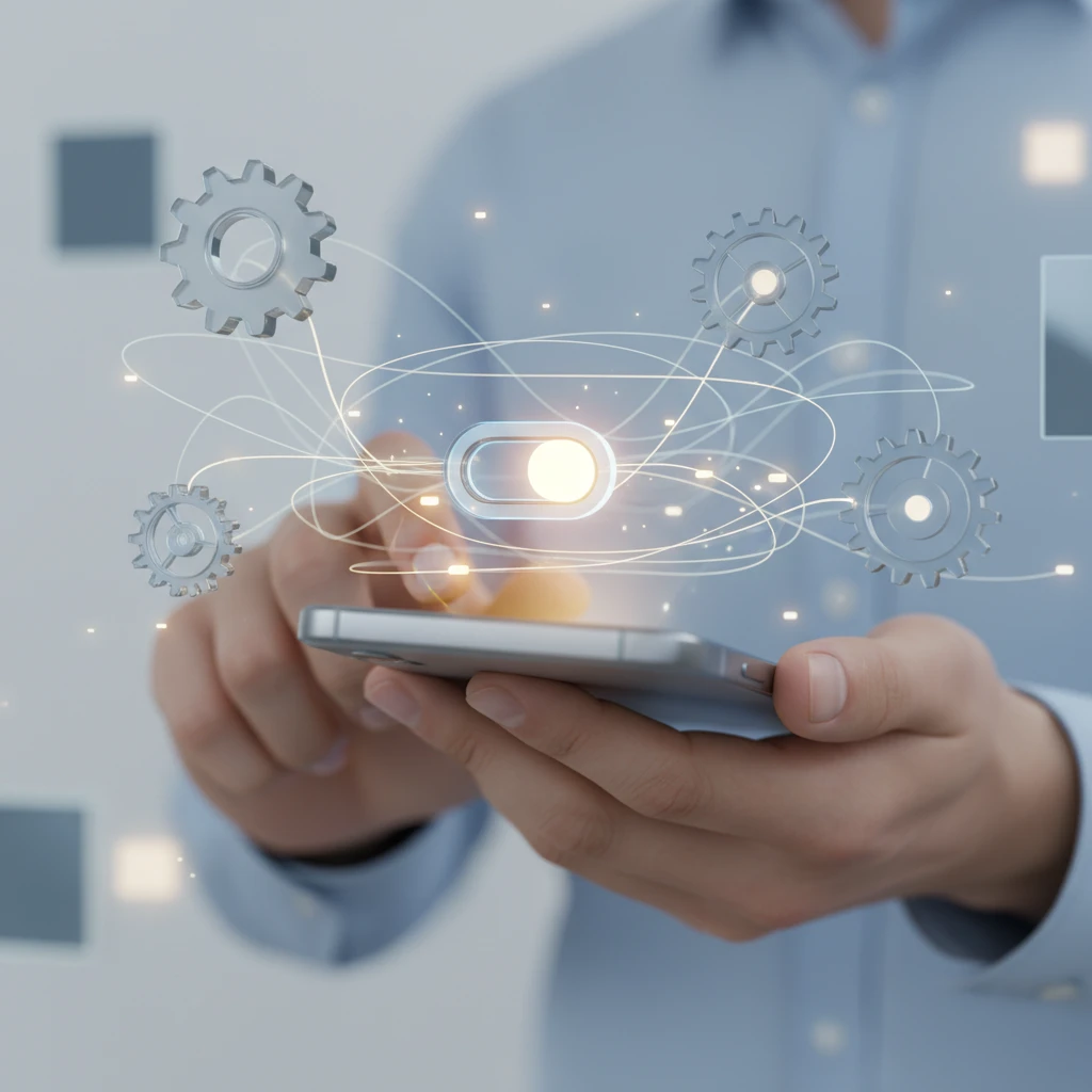 스마트폰 날짜 시간 설정으로 플레이스..