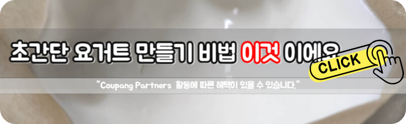 커피필터 그릭요거트 유청분리기 다이소없이 쉽게 요거트만들기 비법