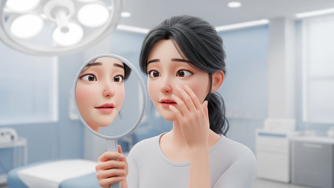 구축현상, 코끝촉감