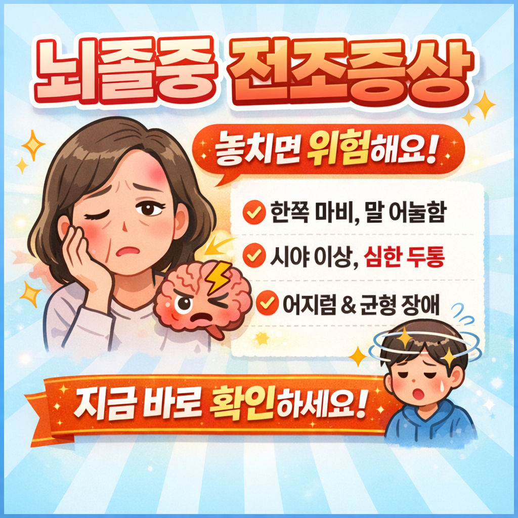 뇌졸중 전조증상
