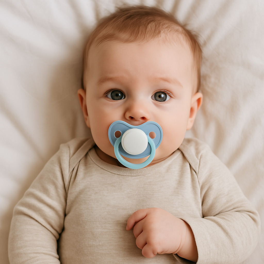 쪽쪽이 물고있는 아기