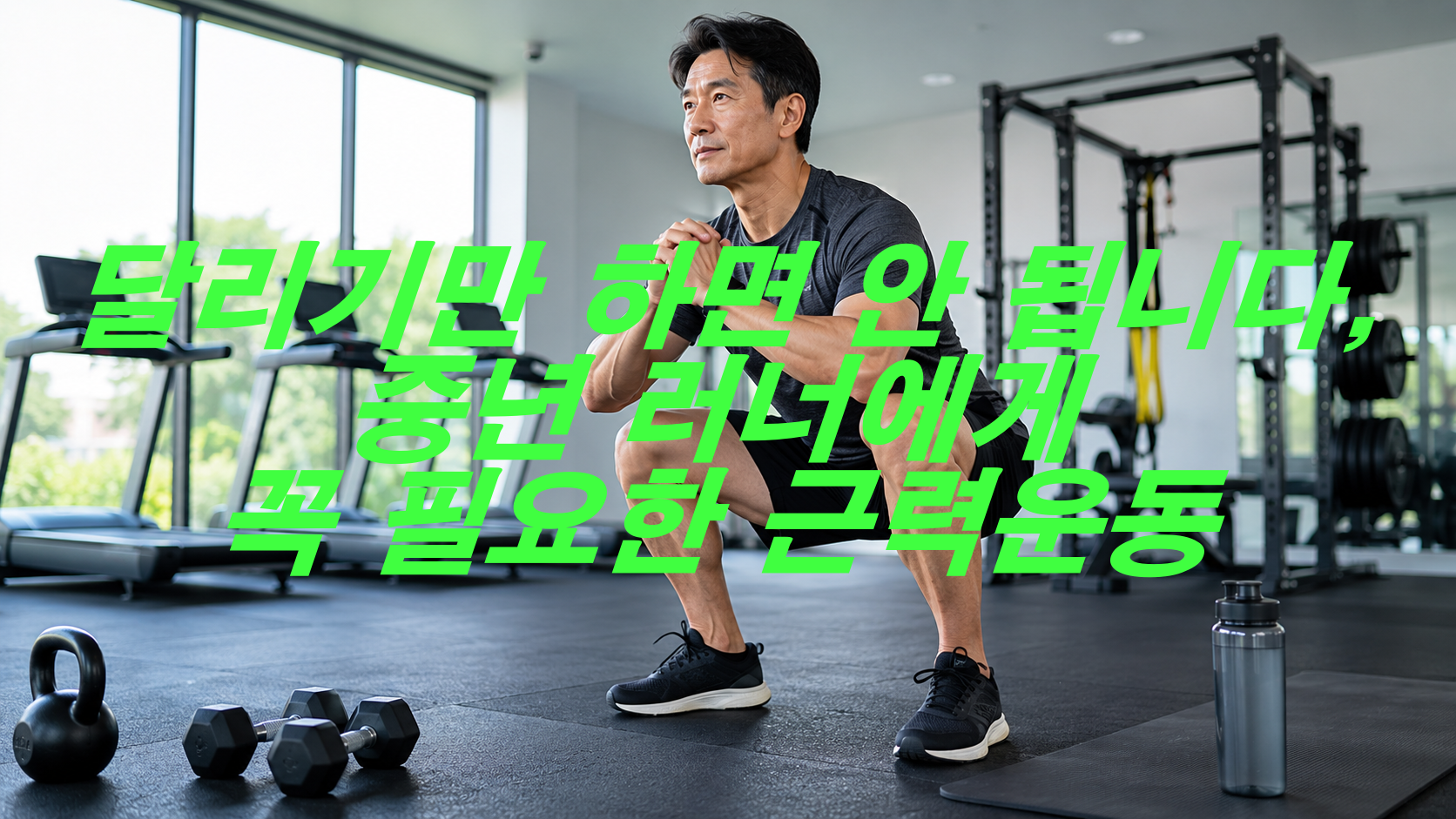 달리기만 하면 안 됩니다, 중년 러너에게 꼭 필요한 근력운동