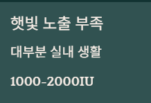 비타민d 하루권장량