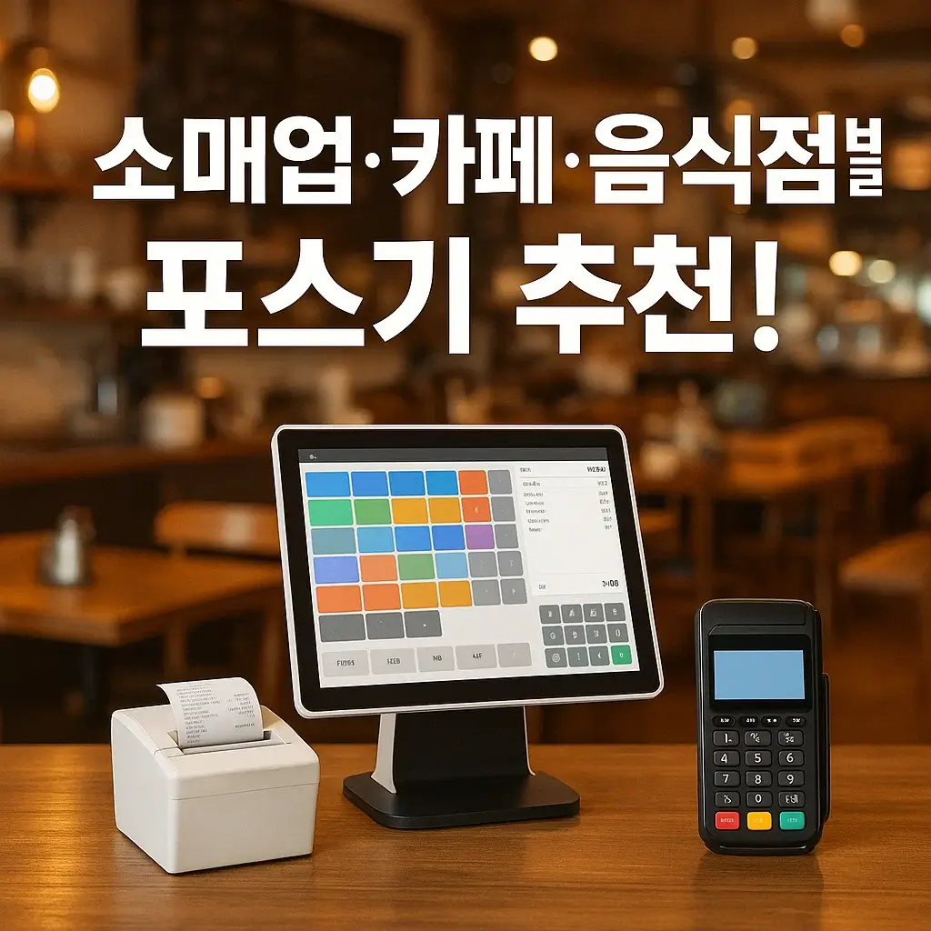 소매업·카페·음식점별 포스기 추천! 업종 맞춤형 안내서
