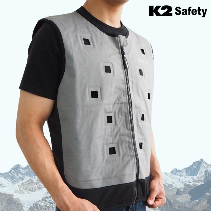 K2 리유저블 쿨링 베스트 냉감 쿨 아이스 조끼 여름 작업 등산 골프 남성