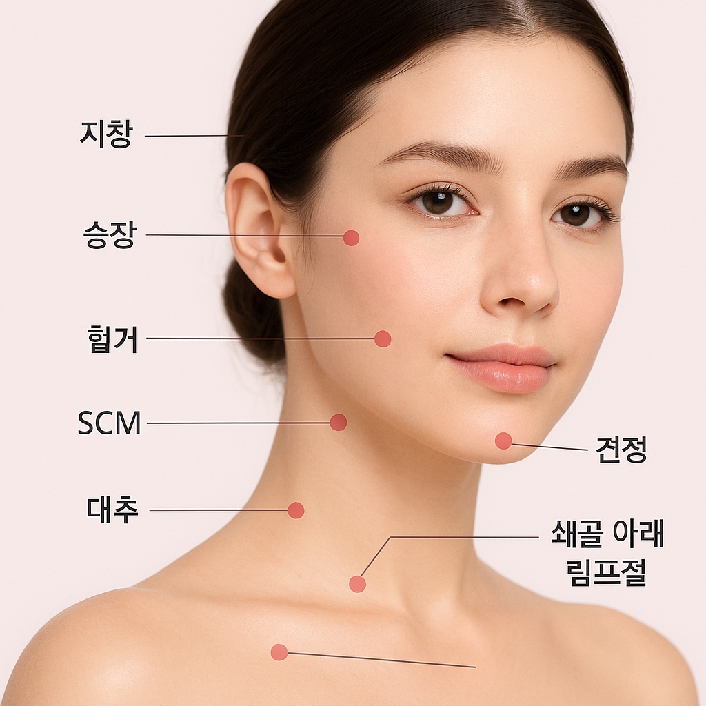 예쁜 얼굴 만들기: 붓기 예방 혈자리 루틴