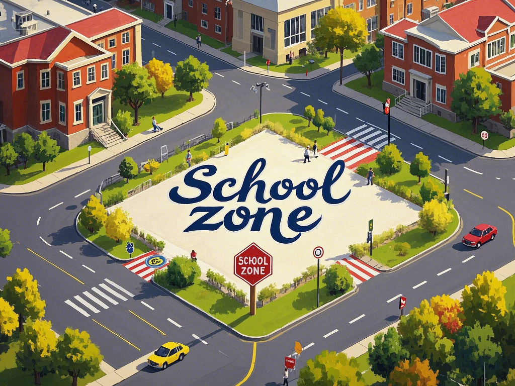 SCHOOL ZONE 관련 사진
