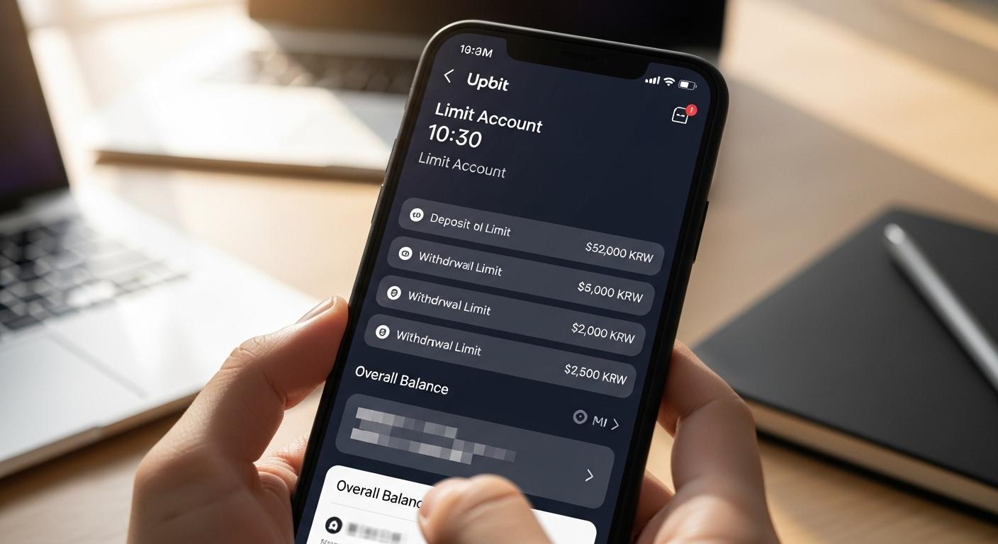 업비트 한도계좌
