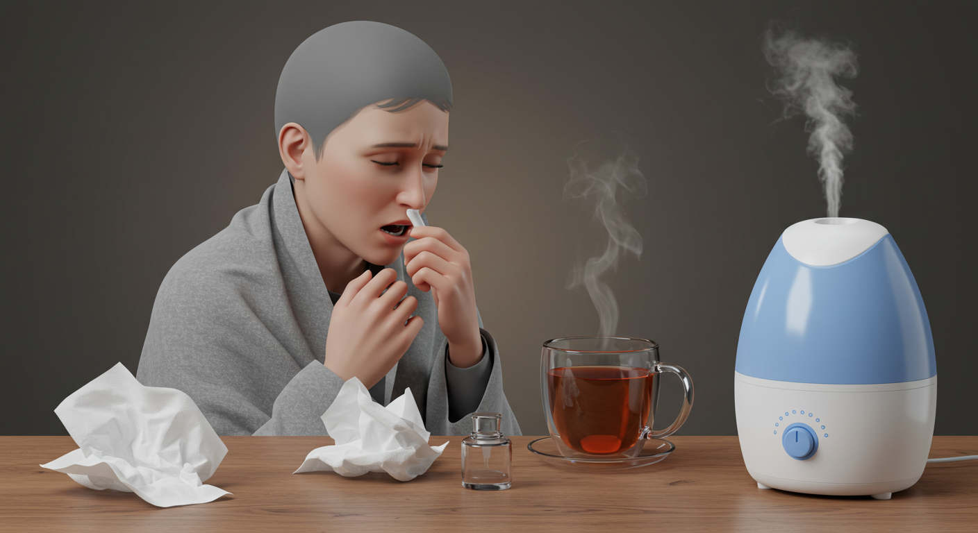 잔기침, 부비동염