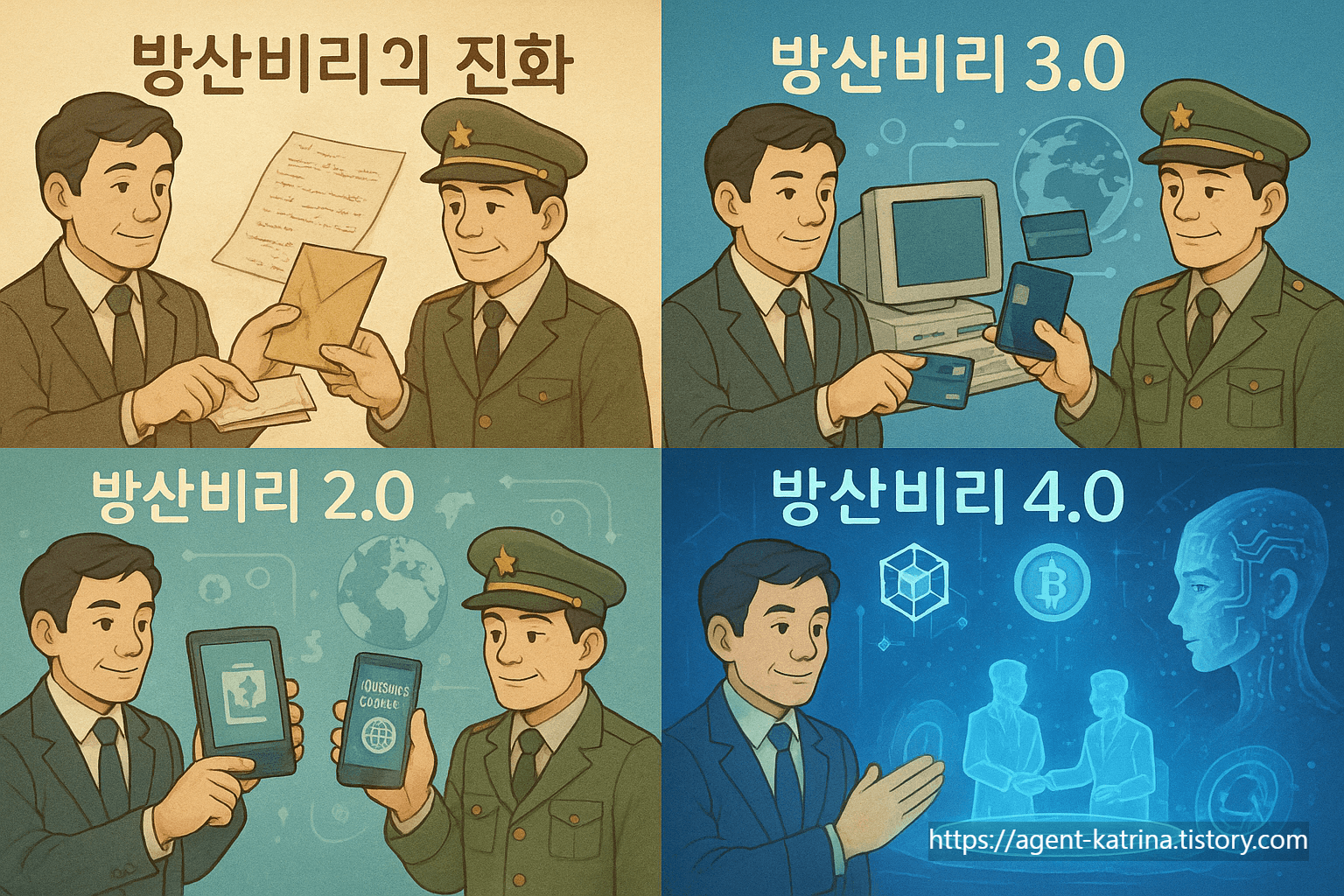 ChatGPT 지브리풍으로 그려본 방산비리 4.0
