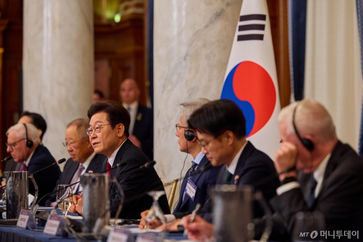 이재명 대통령 미국 오피니언 리더와 만찬