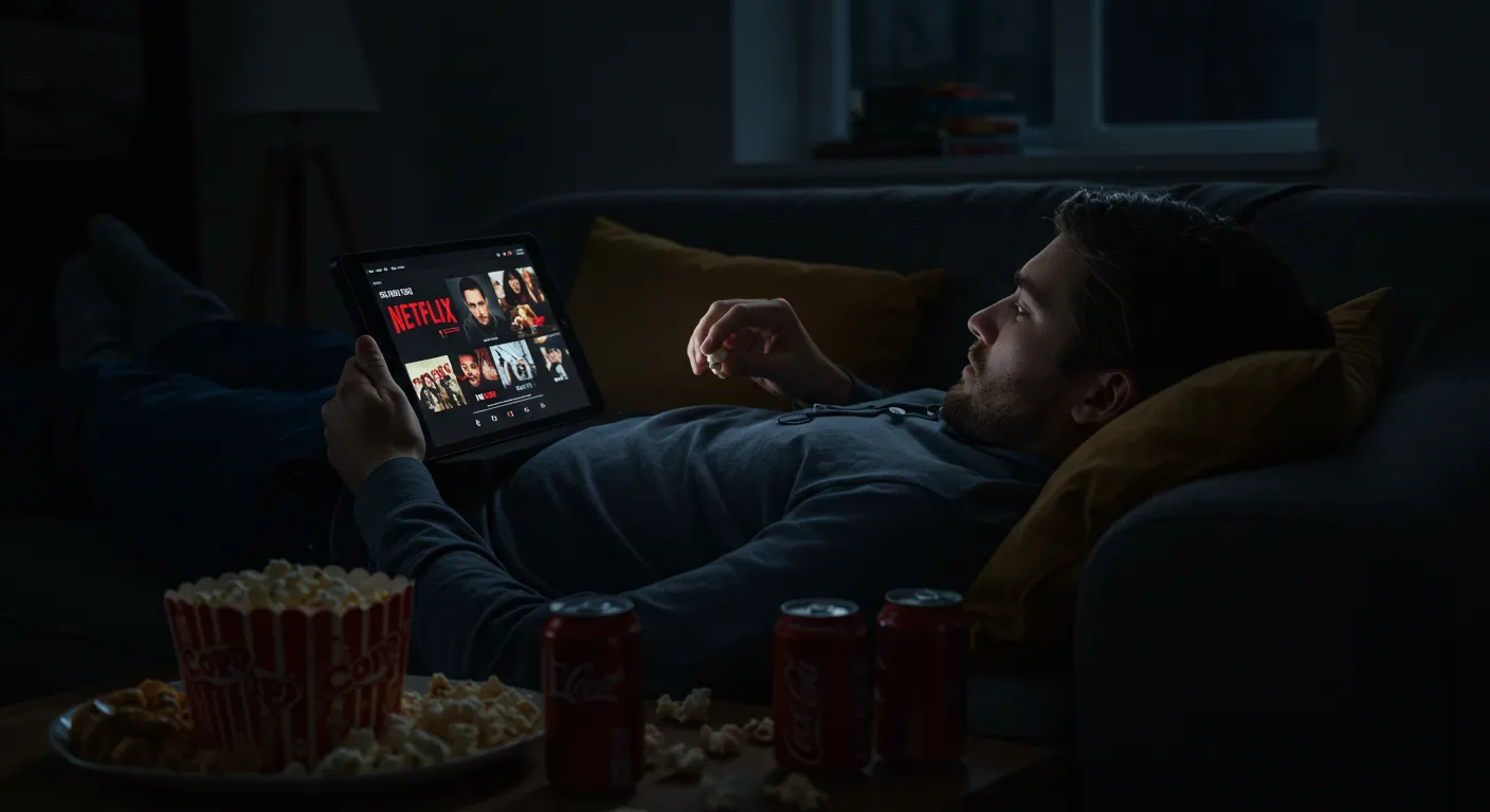 넷플릭스 정주행 중인 사람